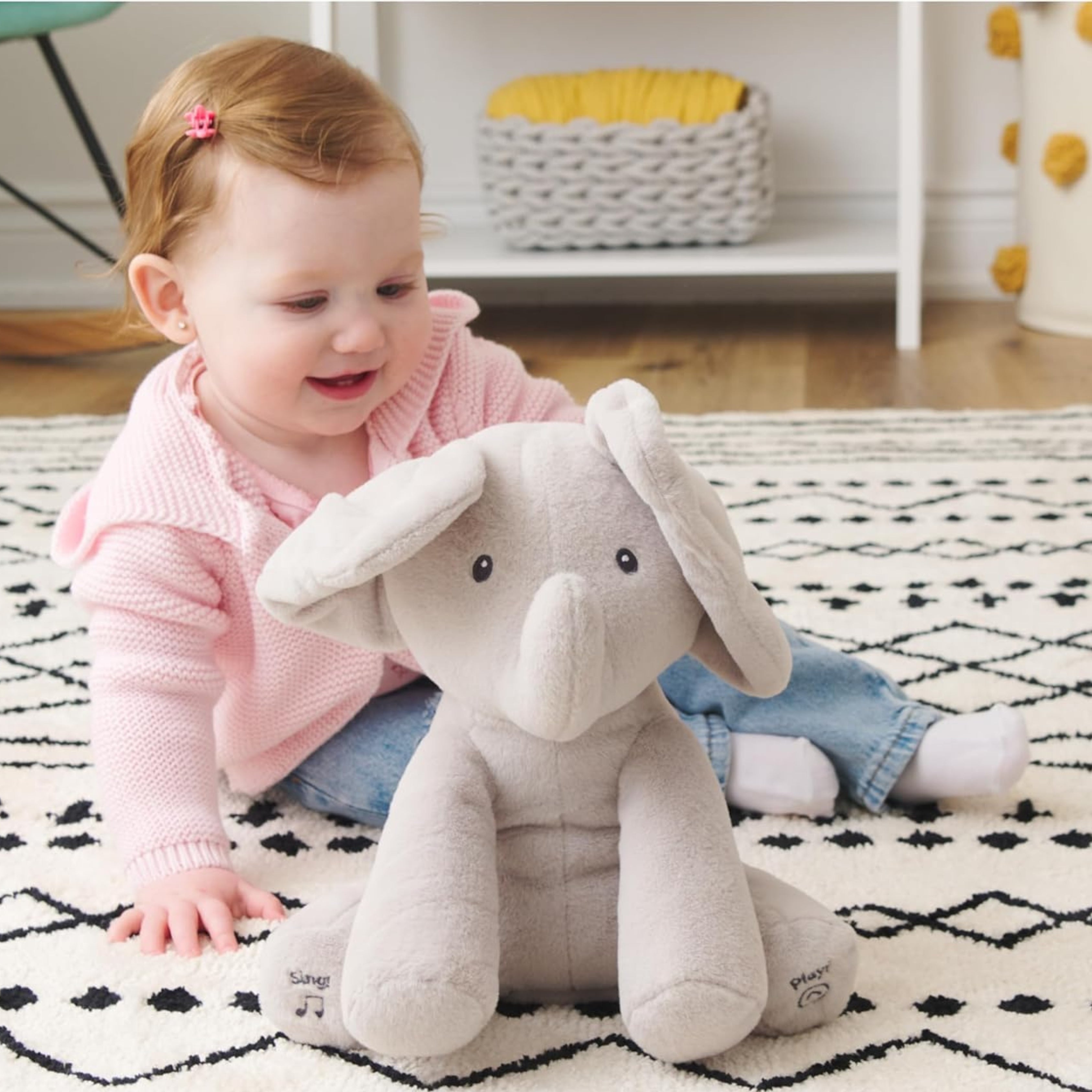 Peekaboo Elephant Singing Toy